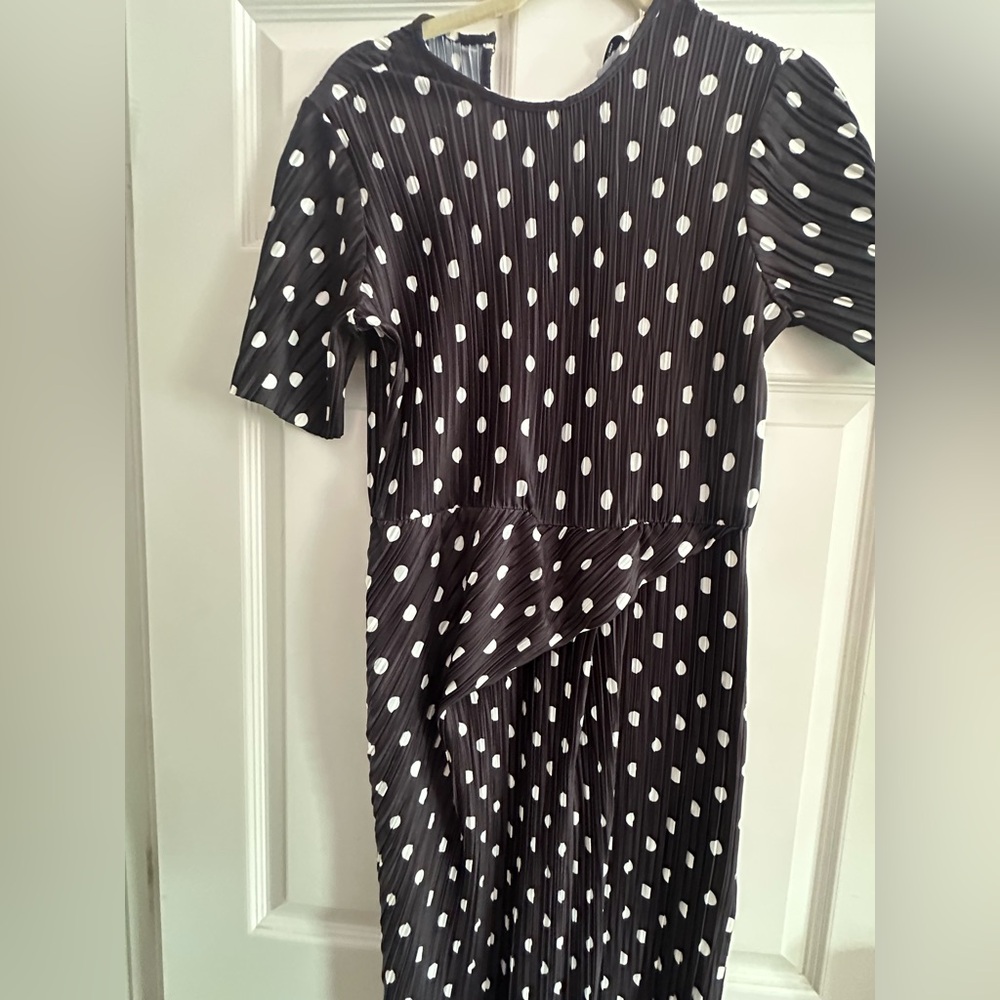 ASOS Black and White Polka Dot Dress size 10 NWOT
